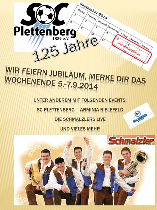 10.02. - 125 Jahre SC Plettenberg